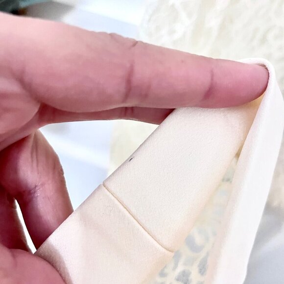 JONATHAN SIMKHAI Janice Lace Long Sleeve Button Front Shirt Ivory Size S - Picture 3 of 10